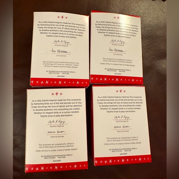 Hallmark 2016 12 Little Days of Christmas COMPLETE Set: 1-3, 4-6, 7-9, 10-12 - Picture 2 of 6